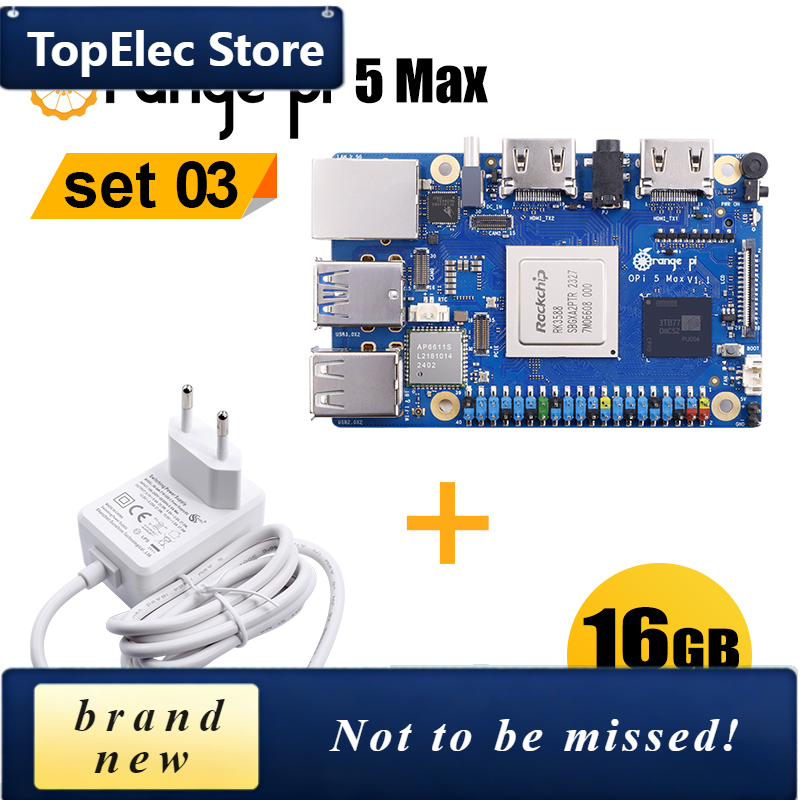 Orange Pi 5 Max Rk3588 - TopElec OrangePi 5 Max 16GB z