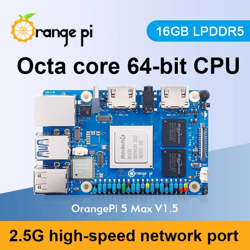 RoRuS Orange Pi 5 Max 16GB V1. – Orange Pi 5 Max Rk3588 recenzja i cena