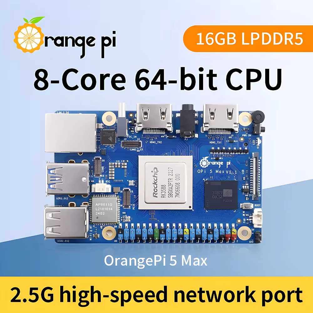 Popularny model Orange Pi 5 MA – Orange Pi 5 Max Rk3588 recenzja i cena