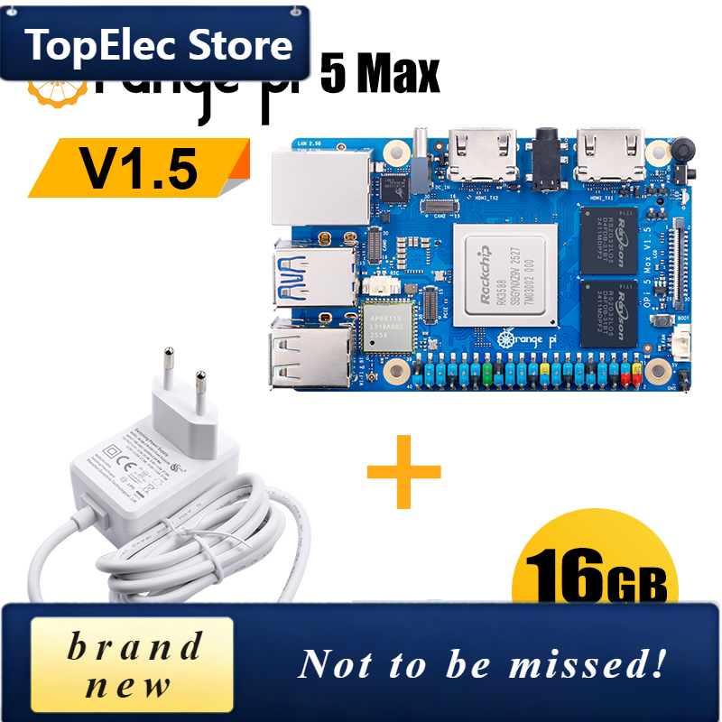 TopElec OrangePi 5 Max 16GB V1 – Orange Pi 5 Max Rk3588 recenzja i cena